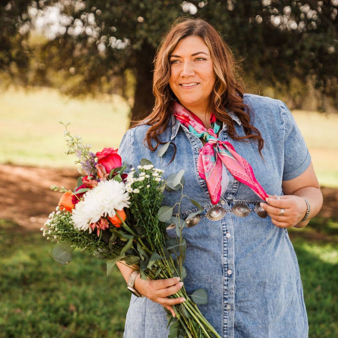 Whipin Wild Rags - Wholesale Scarf - Women's - Faith Women's Silk Scarf 36x36 Inches11