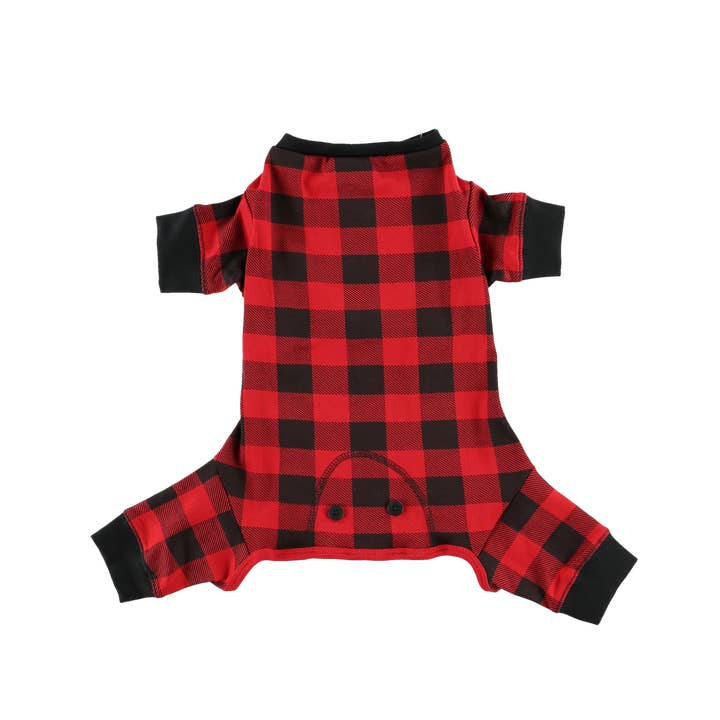 Lazy One - Wholesale Pet Costume - Dog - Plaid Bear Cheeks Dog Flapjacks0