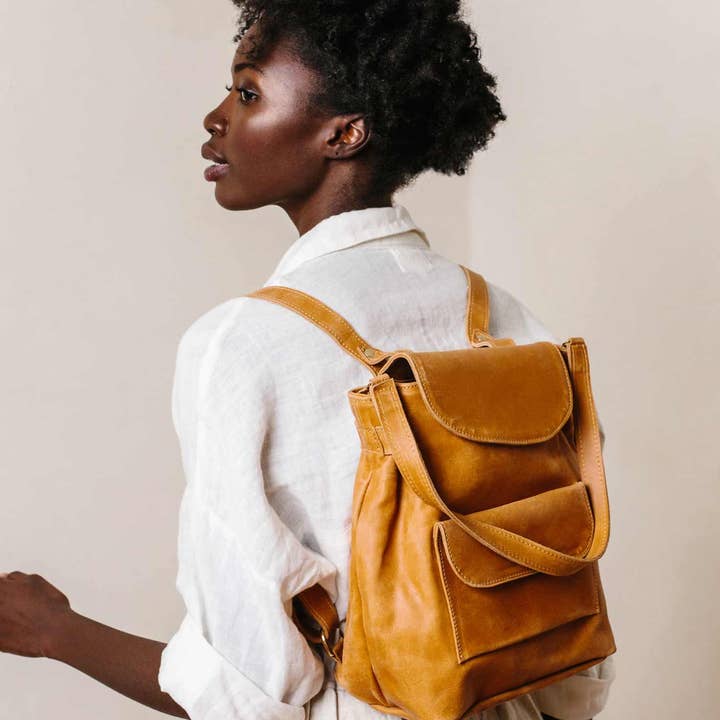 Noonday Collection - Wholesale Backpack - Women's - Leather 'Homesteader' Convertible Backpack1