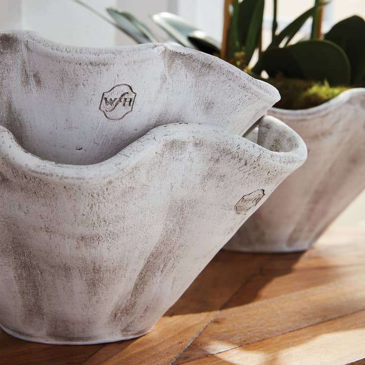 Wakefield Handmade Wiley Pot #4, White Ash for wholesale on Faire