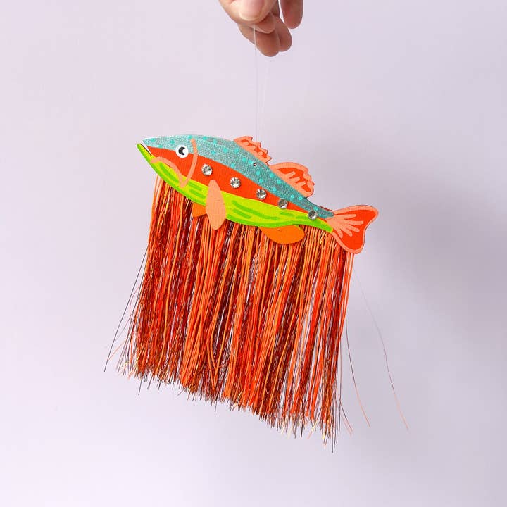 Velvet Outlaw - Wholesale Decorative Tassel/Wall Drop - Fish Wall Hanging