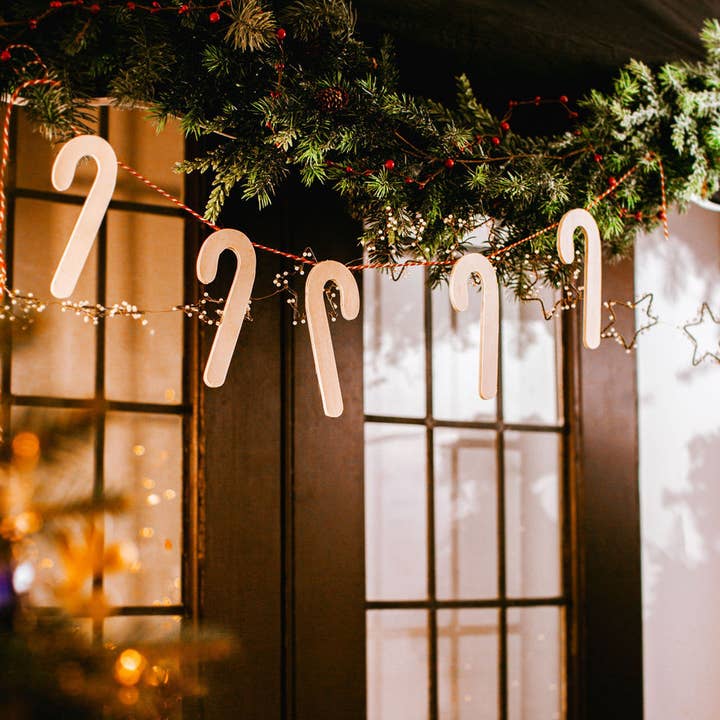 Woodpeckers Crafts - Vente Découpages - Canne à bonbons en bois à découper5