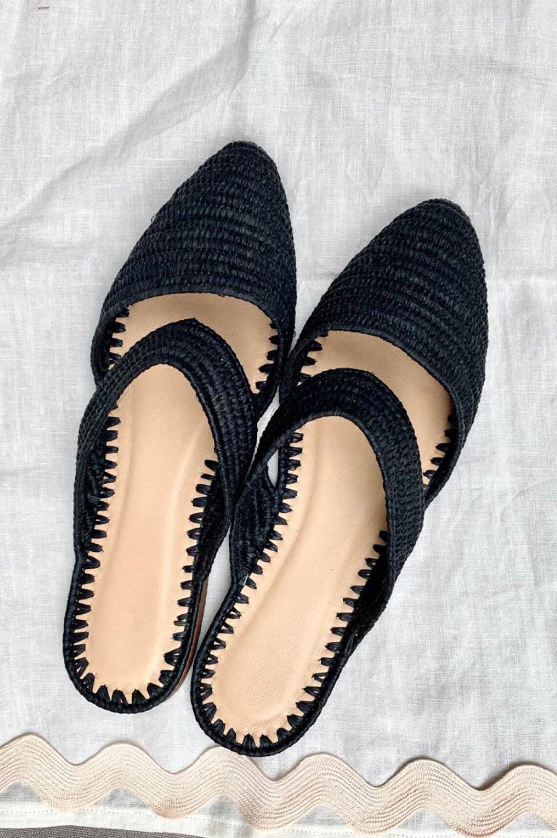 HandmadeBestSeller - Wholesale Sandals - Women's - Raffia Sandals, Raffia Mules, Slippers Raffia For Women1