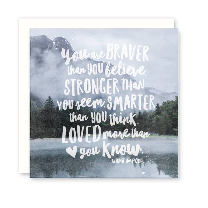 Loved More Than You Know Winnie the Pooh - (Love Friendship) for wholesale by Raincity Prints