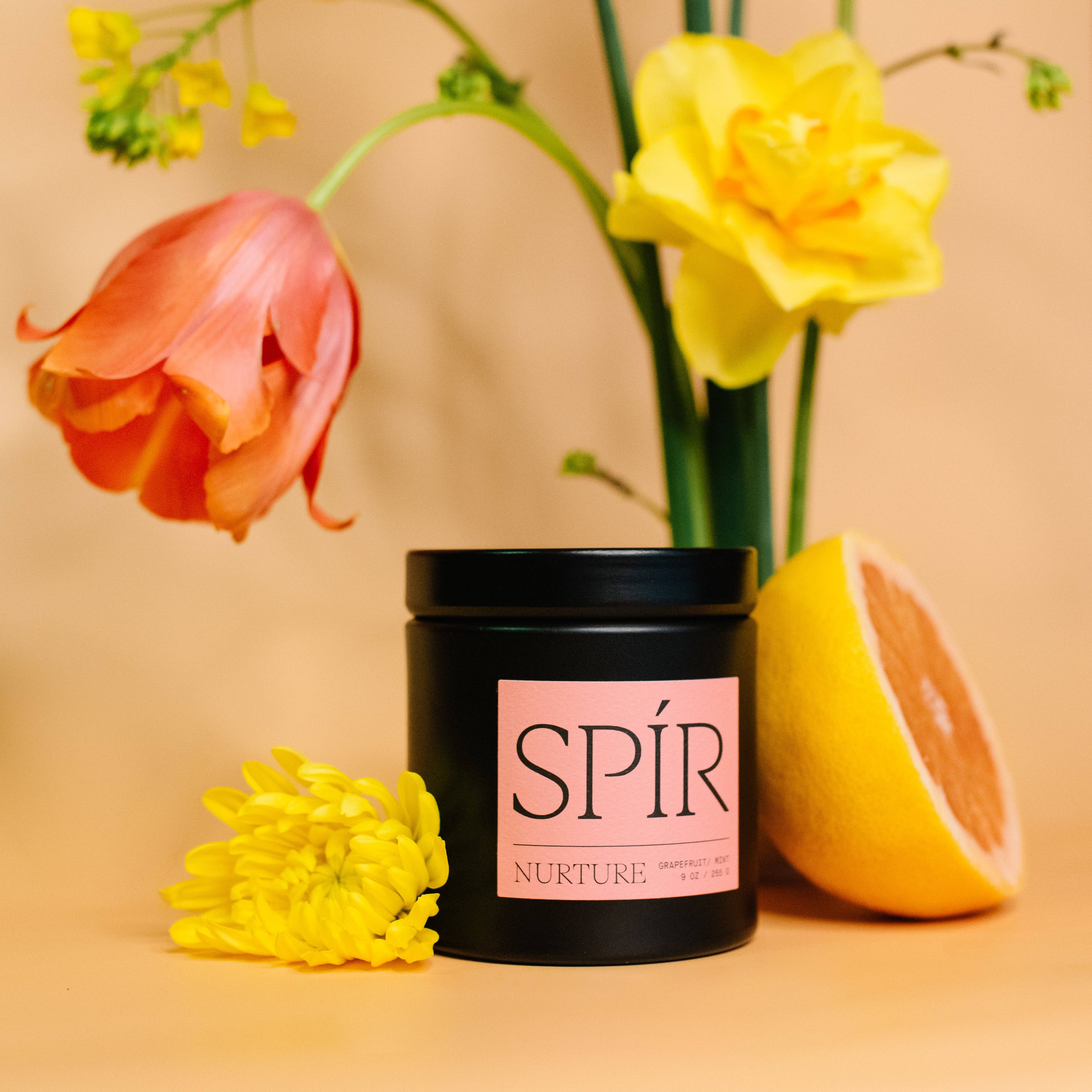Spír Candle Co. - Wholesale Pot/gevulde kaars - Nurture — kaars van 9 oz1