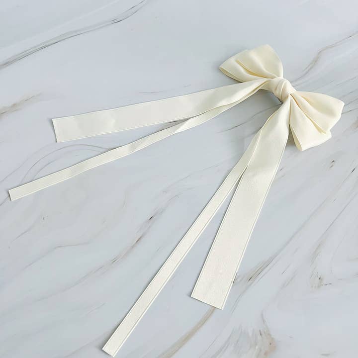 Ellison+Young - Wholesale Hair Clip - Women's - Double Bow Long Hair Clip Set of 3