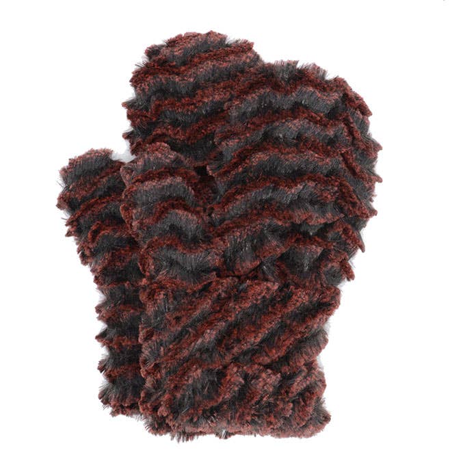 PANDEMONIUM - Vendita all'ingrosso Muffole - Donna - Guanti da donna fatti a mano in pelliccia sintetica3