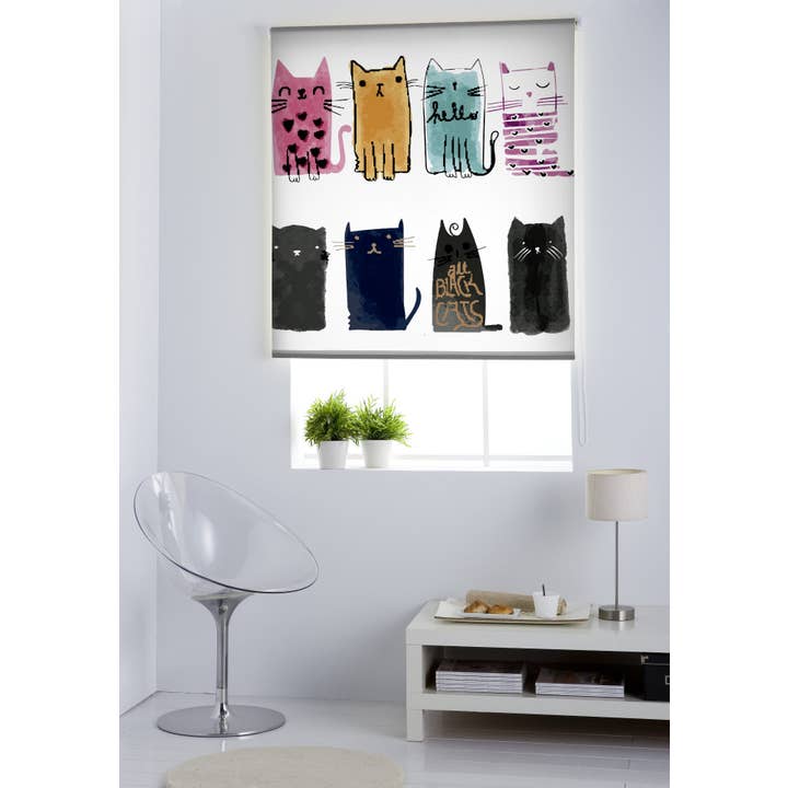 Estor A Translucent Animal Print Roller Blind for wholesale on Faire