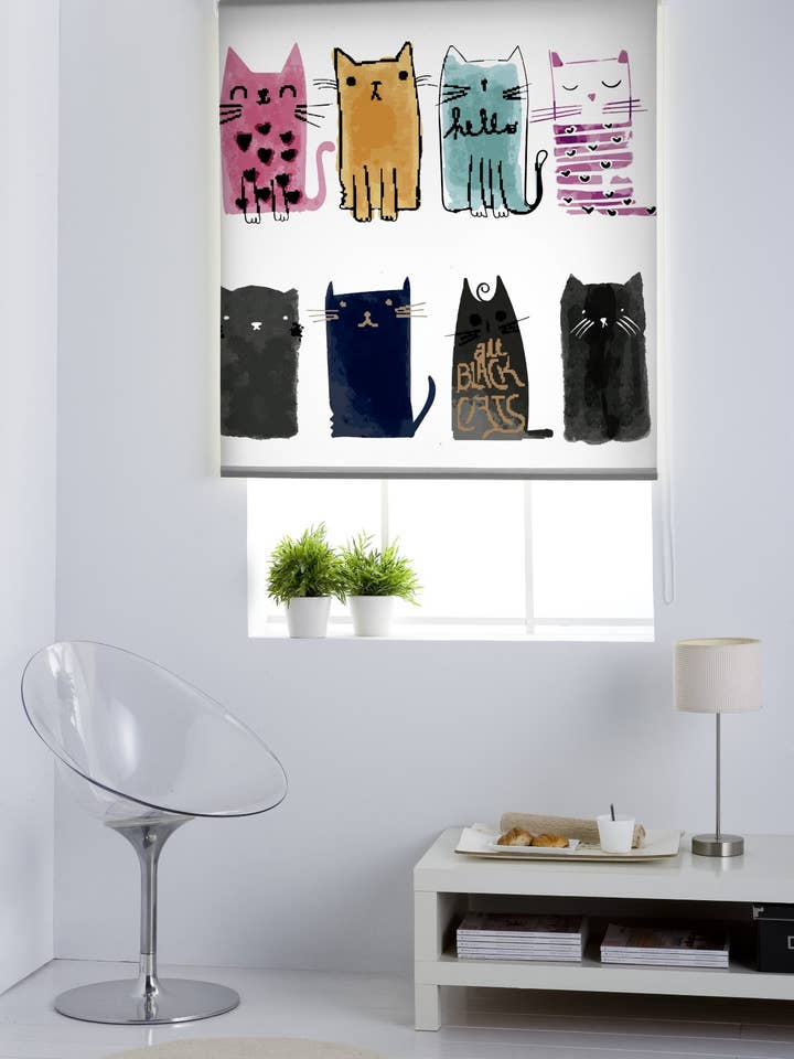 Gennemsigtig dyreprint rullegardin for engroshandel hos ZEBRA TEXTIL, SL