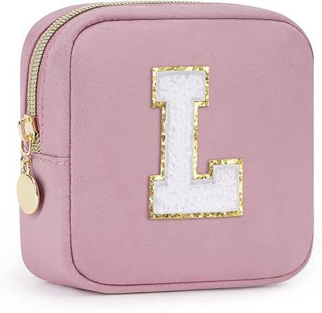 wandf – Großhandel Schmink-/Kosmetiktasche – Personalisierte Monogramm-Tasche Mini Initialen Schminktasche130