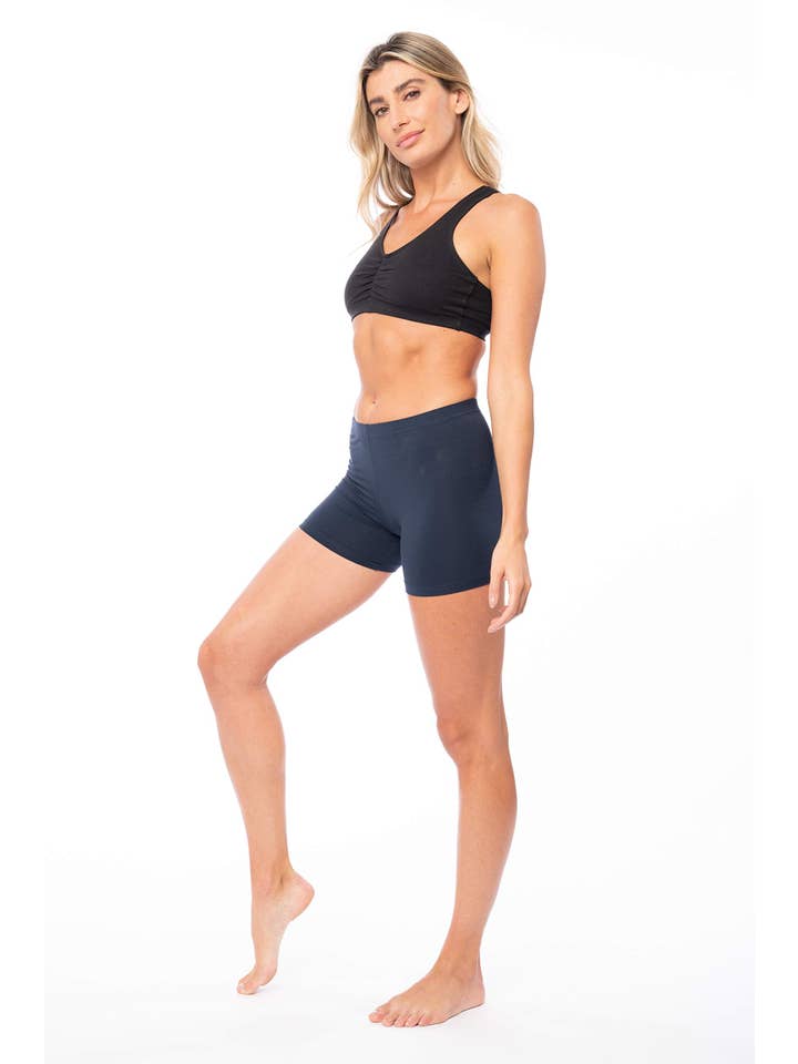 I-Wear Brands - Wholesale Underwear - Women's - 12 Pack Women's Poly-Spandex Mini Bike Short Boxer Breifs6