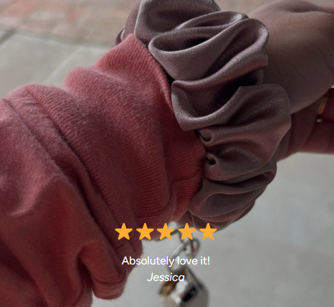 Blush Pop Creations - Wholesale Keychain - Women's - Chocolate Scrunchie Wristlet Keychain3