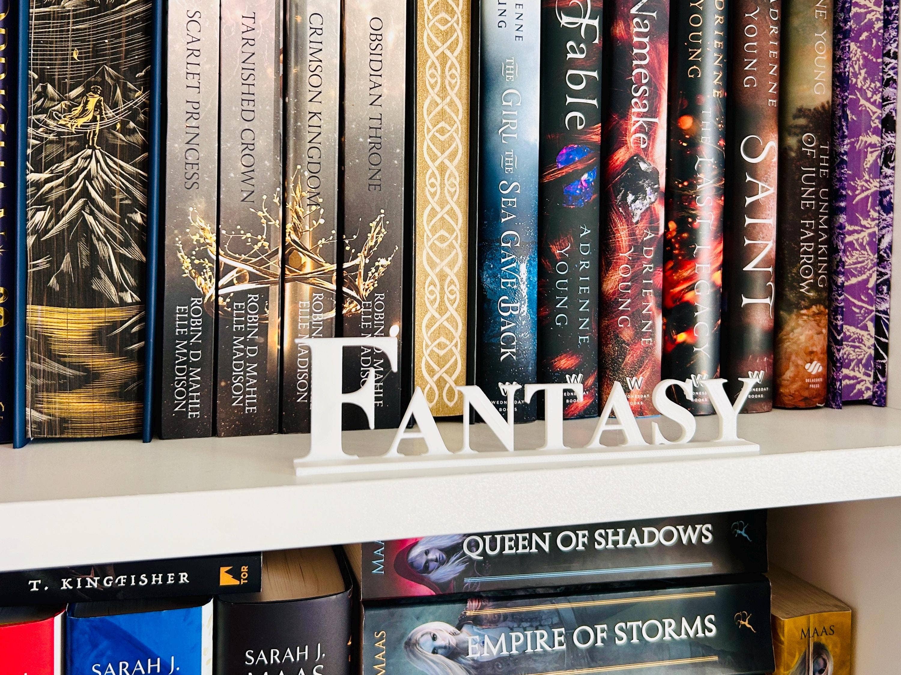 Modern Home Decorations – wholesale Sign – WHITE LIBRARY LEGENDS | Genre Signs | Bookshelf Signs4