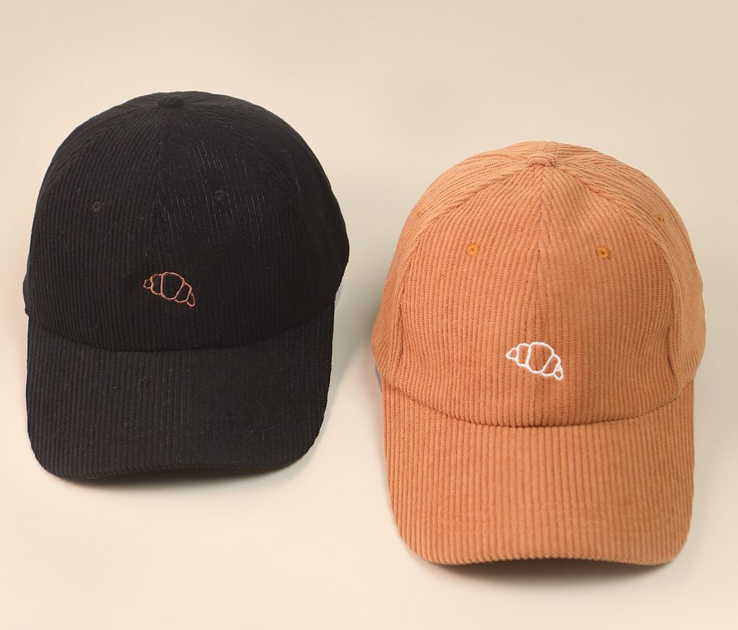 LoveLina - Wholesale Baseball Cap - Women's - Croissant Corduroy Baseball Cap (JOSA)2