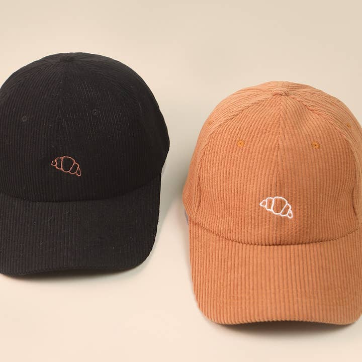 LoveLina - Wholesale Baseball Cap - Women's - Croissant Corduroy Baseball Cap (JOSA)2