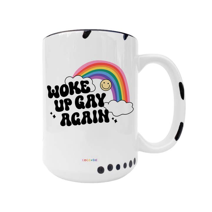 coco+bie designs - Wholesale Coffee Mug - Woke Up Gay Again Mug - LGBTQ Pride Month Love Wins Equality