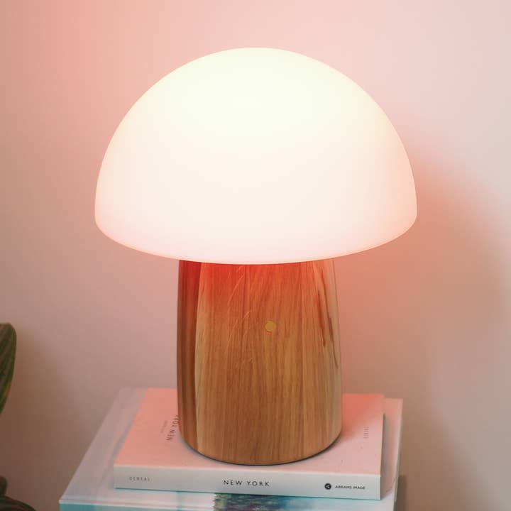 Large Centrepiece Mushroom Lamp for wholesale by Kip Candle Co