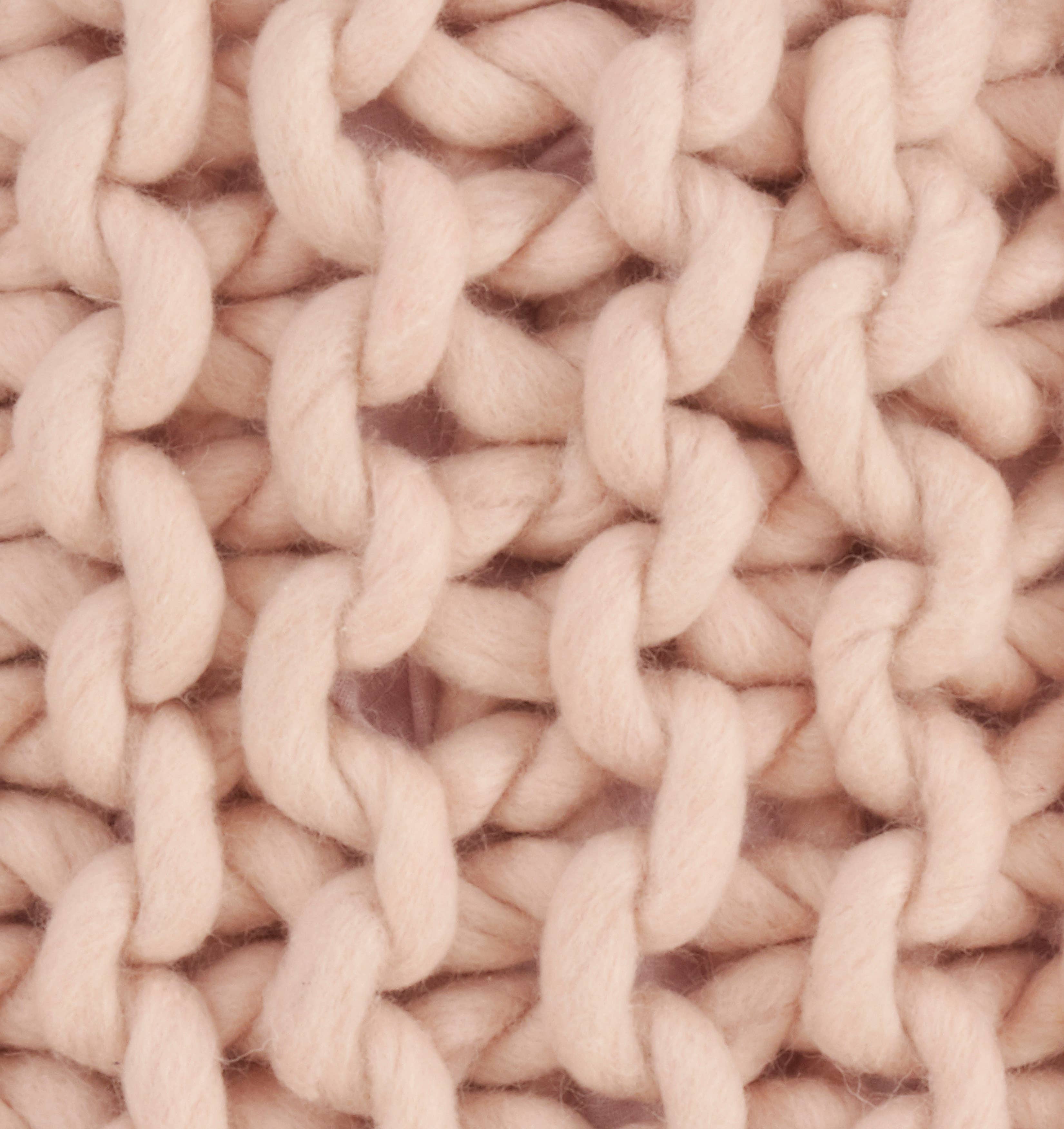 Saro Lifestyle - Wholesale Throw/Decorative Pillow - Chunky Cable Knit Design Accent Cushion Wool Throw Pillow6