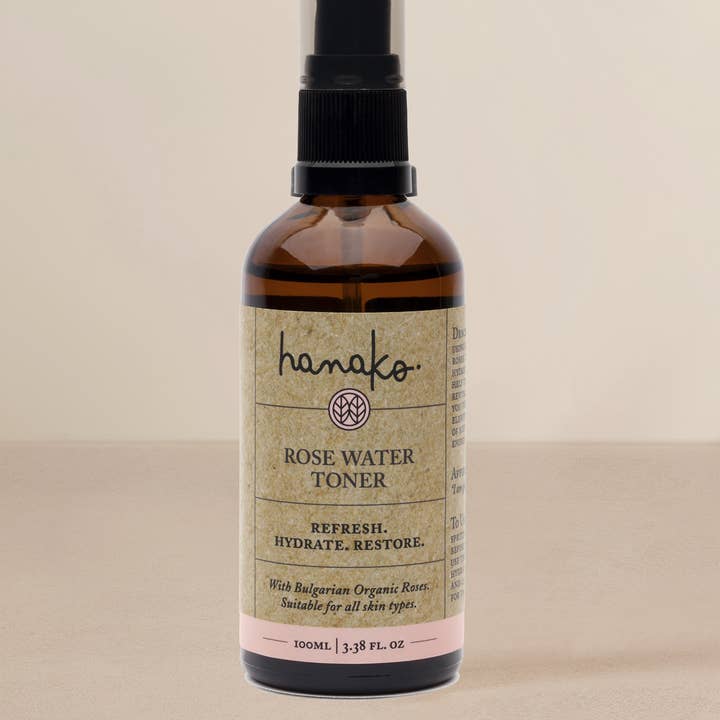 Hanako Therapies - Wholesale Facial Toner - Rose Water Toner (Organic)