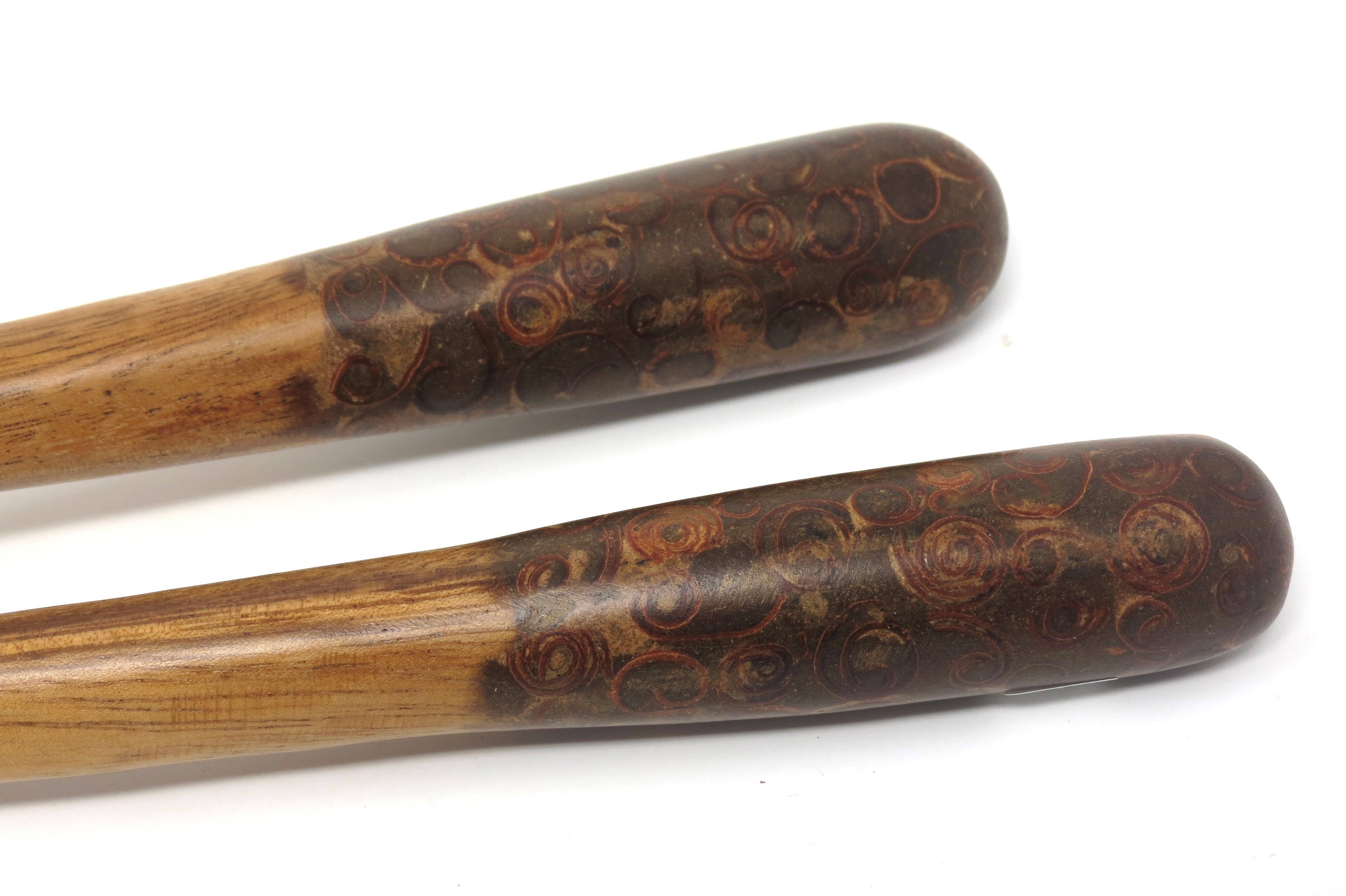 Fair Together - Vendita all'ingrosso Set di posate assortite - Cucchiai per insalata con intarsi in bambù, noce di cocco o cannella4