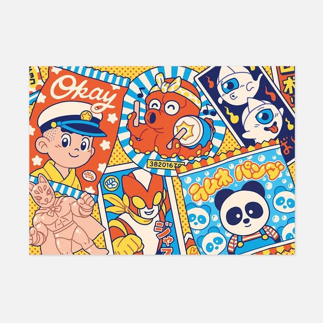 Postkarte „Tokio retro“ - Format A6 für den Großhandel von Yeaaah! Studio