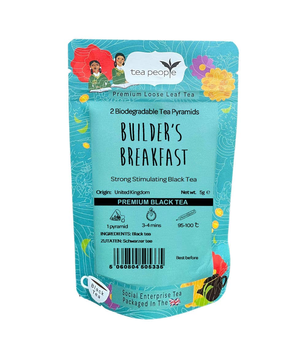 Tea People – wholesale Tea bags – Builder's Breakfast - Black Tea Pyramids0