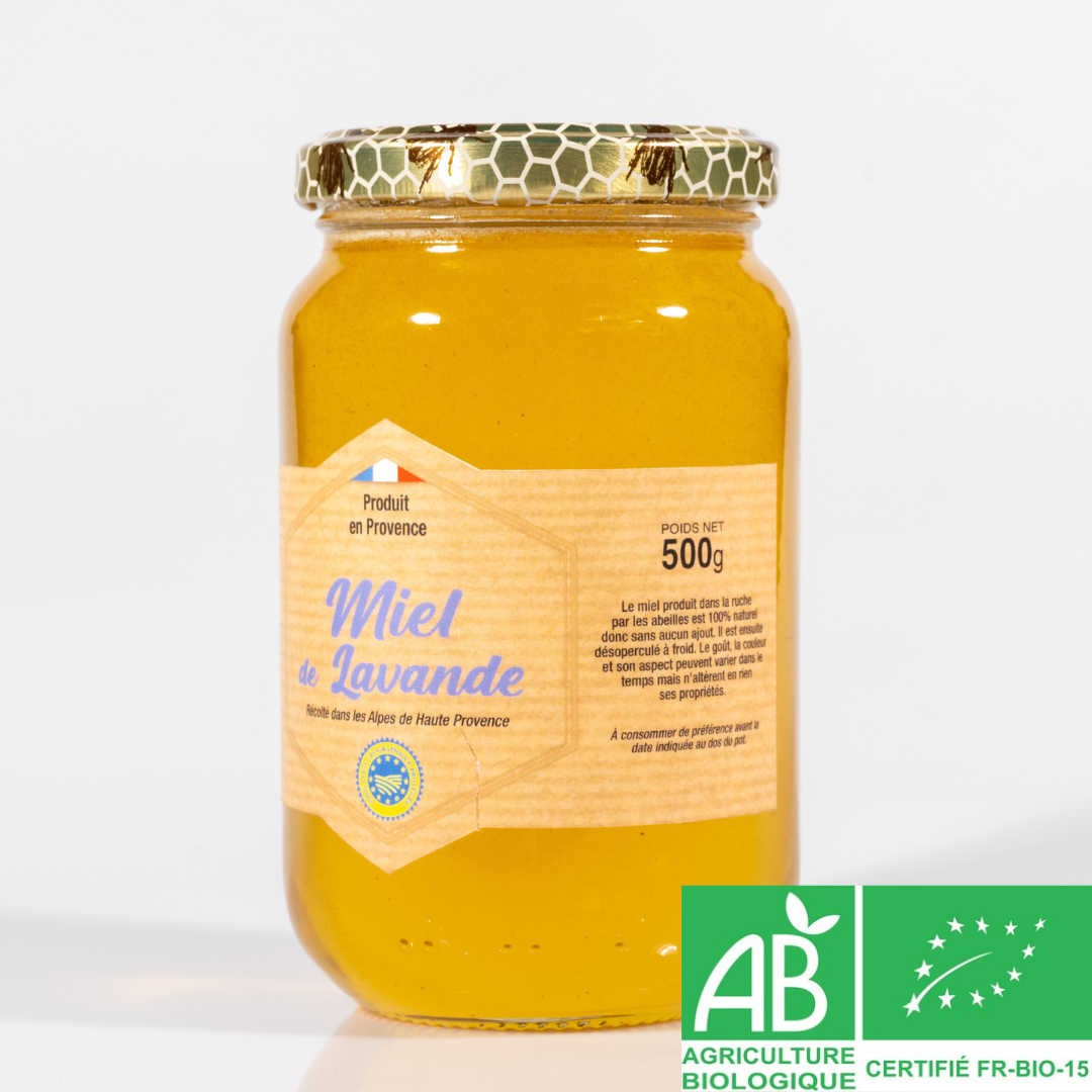 Frédéric Forton Apiculteur – wholesale Honey – Lavender honey 500g BIO and IGP Provence1