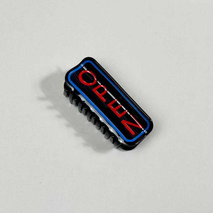 Open Sign Hair Claw for wholesale by Peach Beast