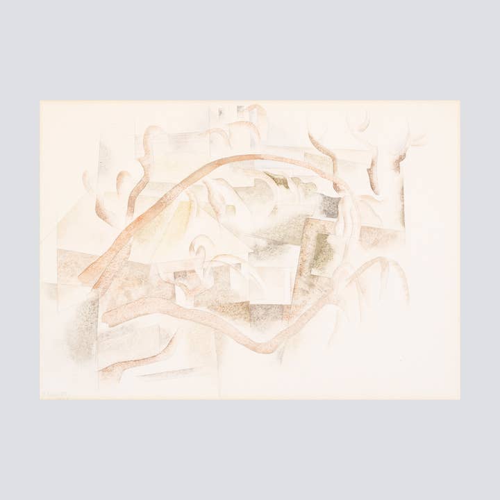 Bermuda-Dächer durch Bäume Kunstdruck für den Großhandel von Milisima Studio