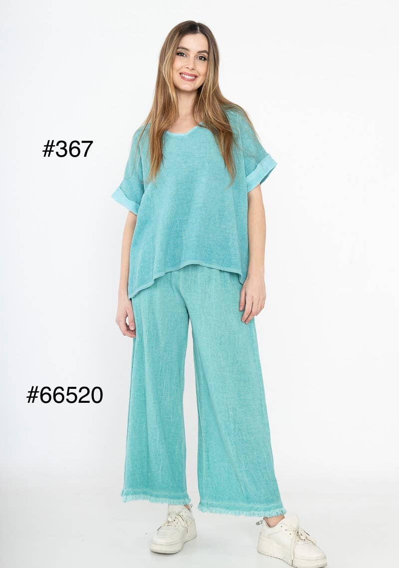 LINEN & COTTON HOUSE – Blusa - Mulher por atacado – Camisa de algodão e linho tamanho único52