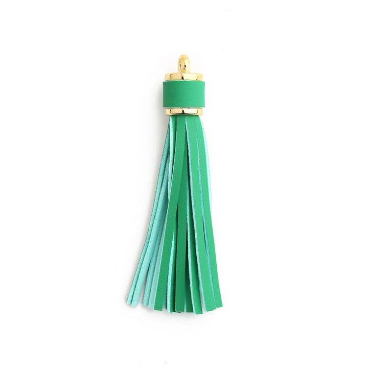 ACCITY - Wholesale Keychain - Unisex - Leather Fringe Keychain, PU Tassel Bag Charm_CWAB500715