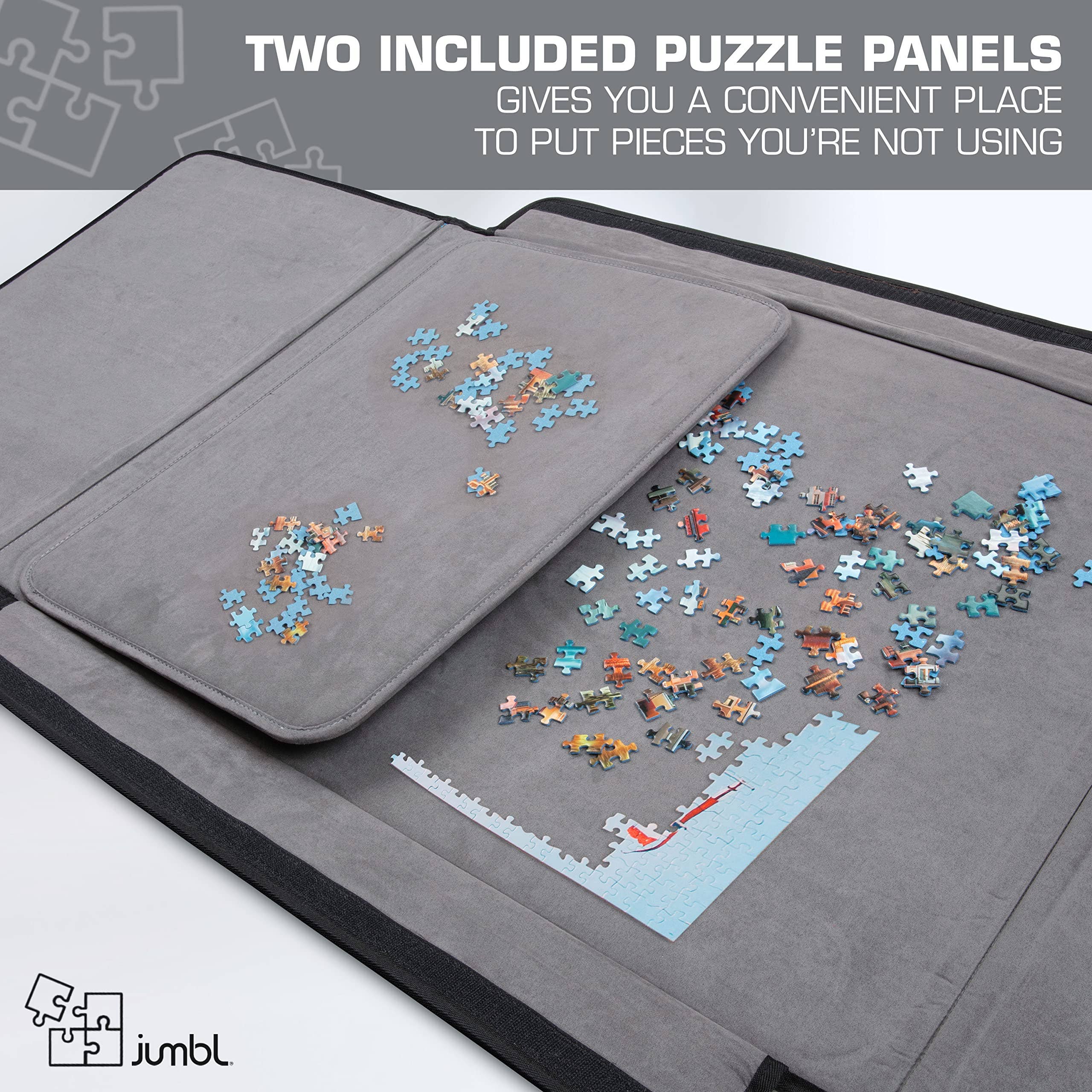 Jumbl - Vendita all'ingrosso Puzzle - Adulti - Carrello per puzzle portatile antiscivolo, tavola da 1500 pezzi9