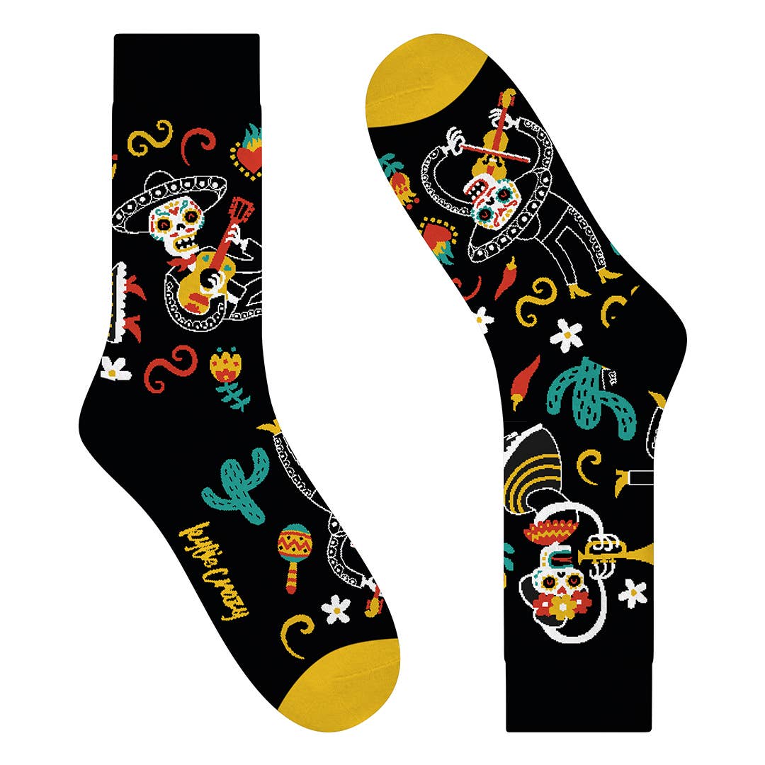 KYLIE CRAZY - Vente Chaussettes – unisexe - Chaussettes unisexes sans couture en coton Mariachi0