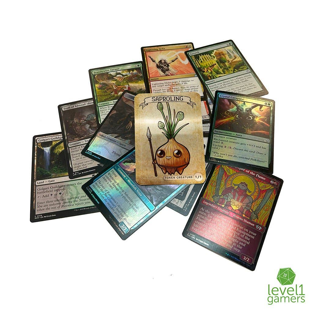 Level 1 Gamers – wholesale Card game – Mystery Magic Metal Token Card Pack (3 Cards)7