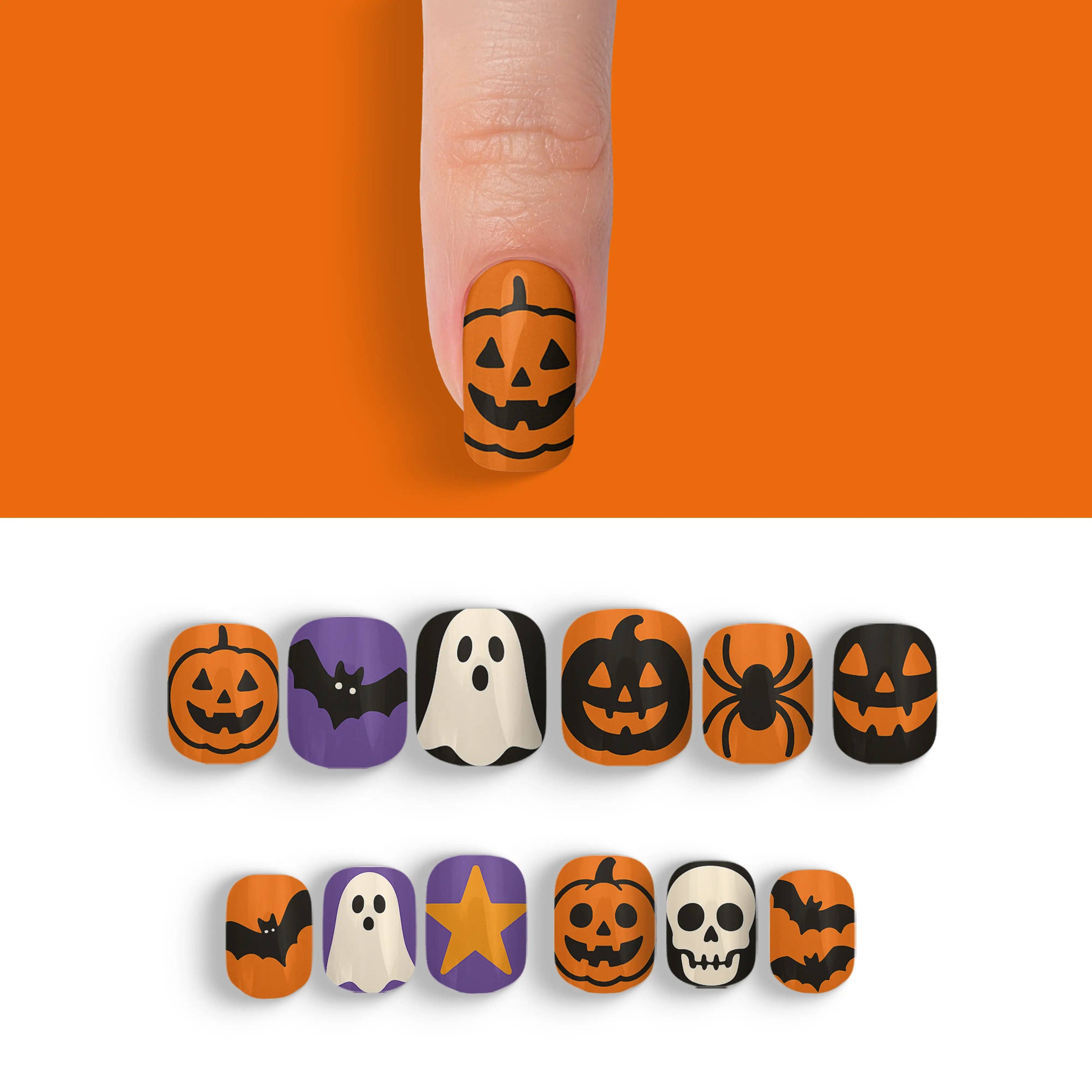 FYNE BODY - Wholesale Press-on/fake nails - Pumpkin Patch Glam Halloween Press-On Nails91