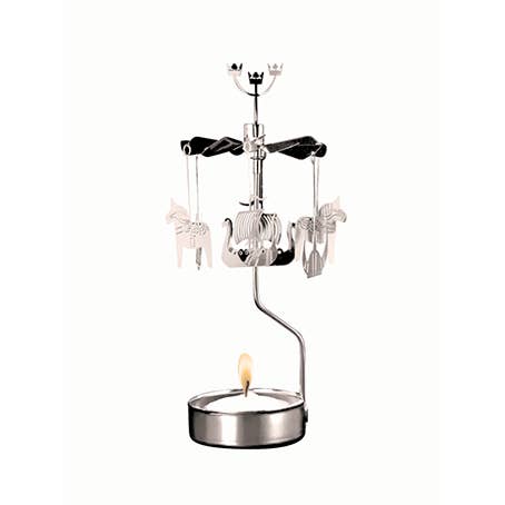 Nordic Dreams - Wholesale Candle Holder - Rotary Candleholder Swedish Ship and Horse with tea light