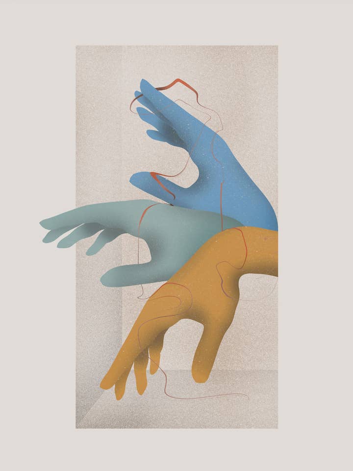 Desenho de Mãos Echoing - Giclee, Fine Art Print por atacado de Eric Fisher