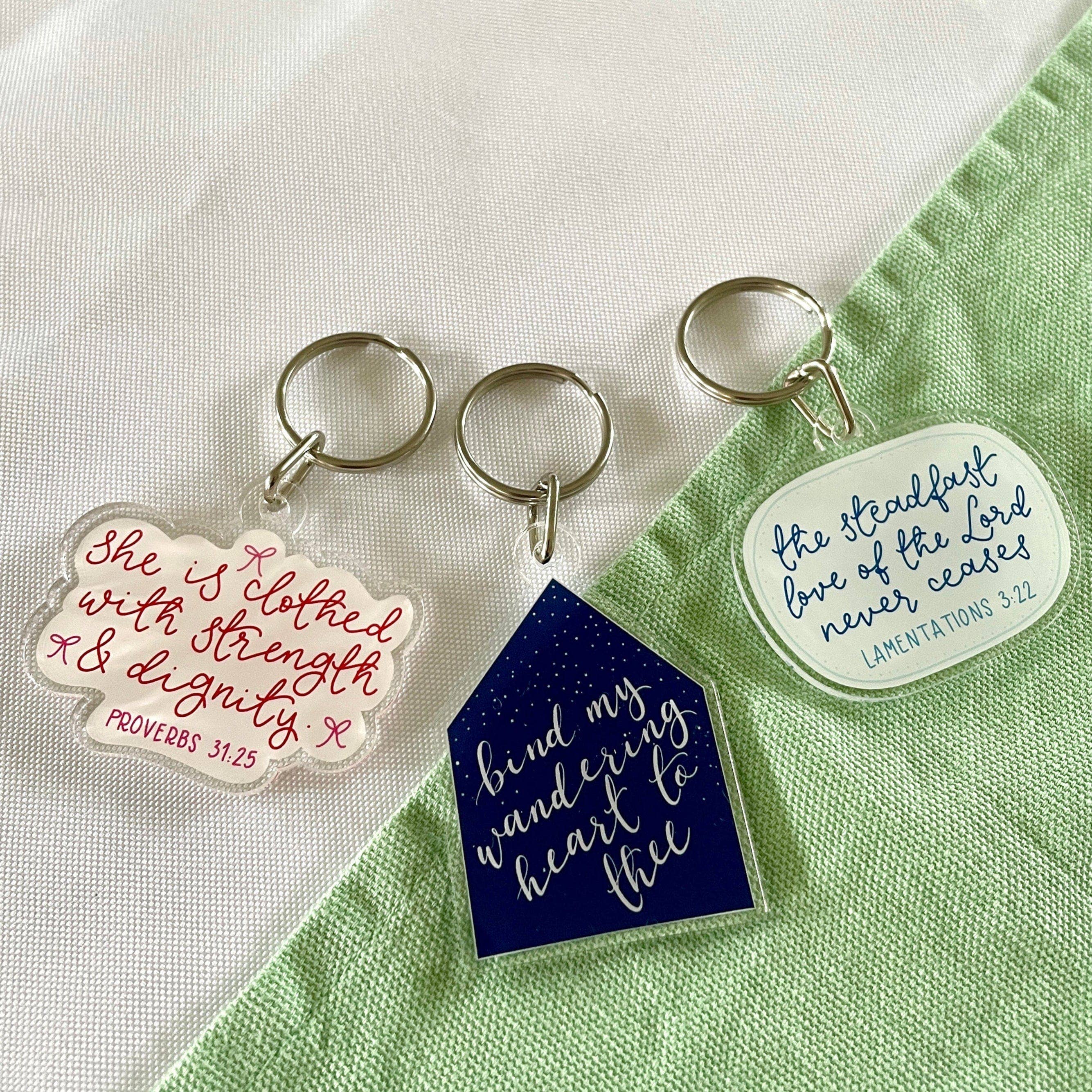 And Hope Designs - Cards, Stickers & Stationery - Wholesale Keychain - Women's - Christian keyring - Proverbs 31:251