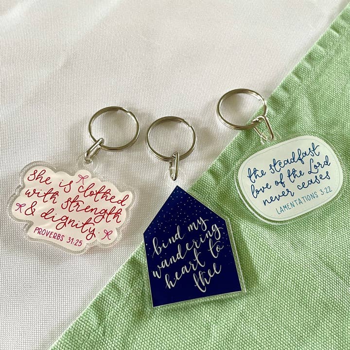 And Hope Designs - Cards, Stickers & Stationery - Wholesale Keychain - Women's - Christian keyring - Proverbs 31:251