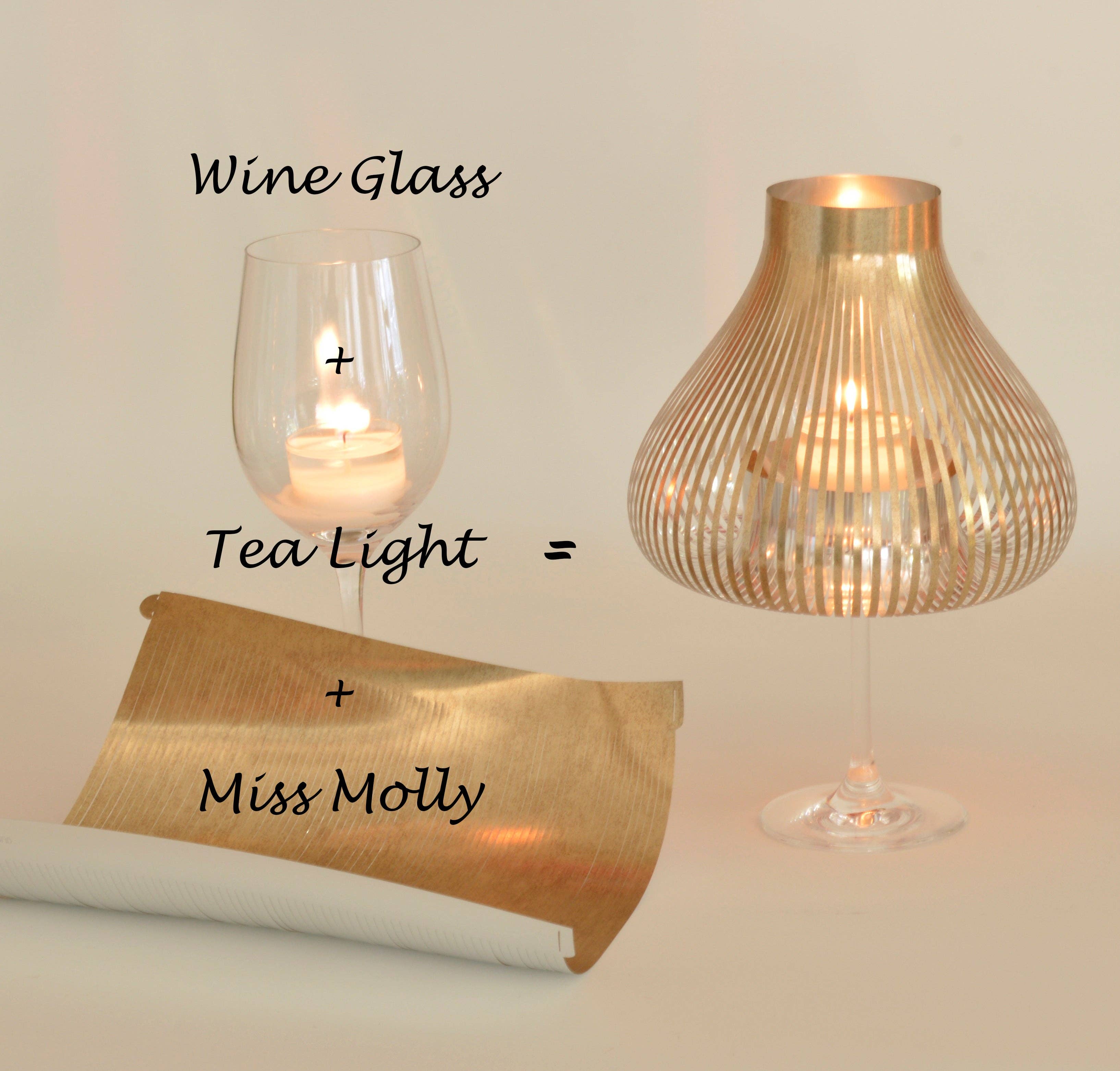 Andrea Moseler - Wholesale Candle Holder - Miss Molly antique gold4