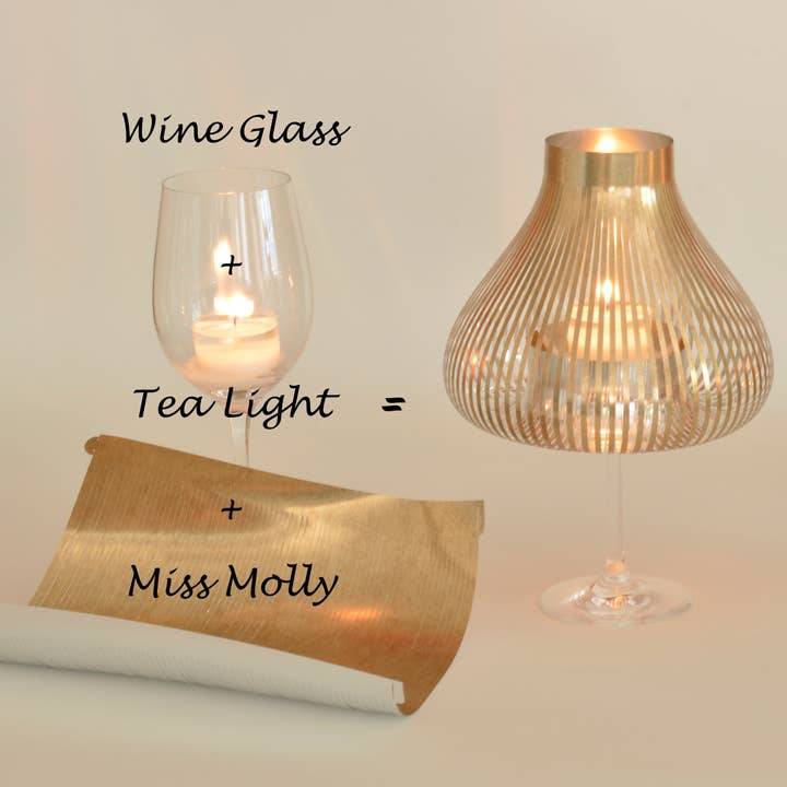 Andrea Moseler - Wholesale Candle Holder - Miss Molly antique gold4