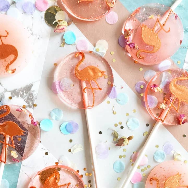 The Little Lollipop Shop - Wholesale Lollipop - The Flamingo Lollipop1