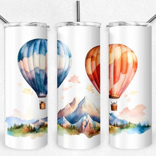 Montgolfières à l'aquarelle | Gobelet pour la vente par Designs by Robyn