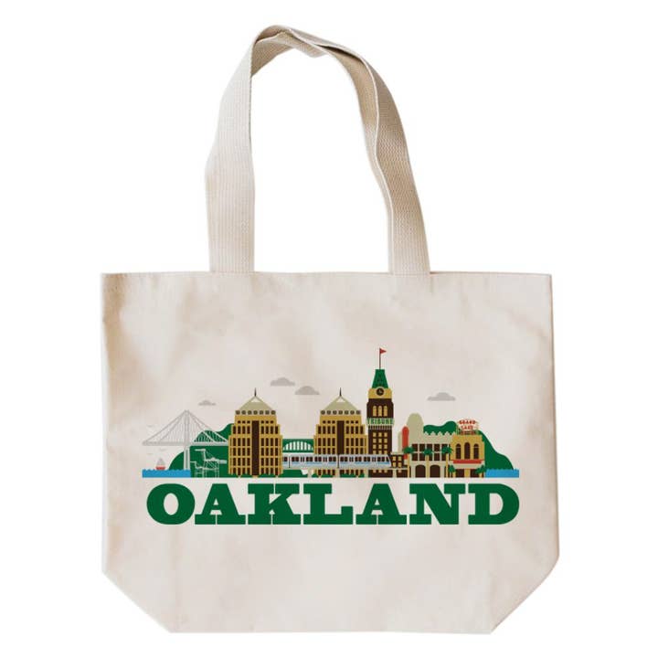 Oakland Cityscape Tote for wholesale by All Good Living
