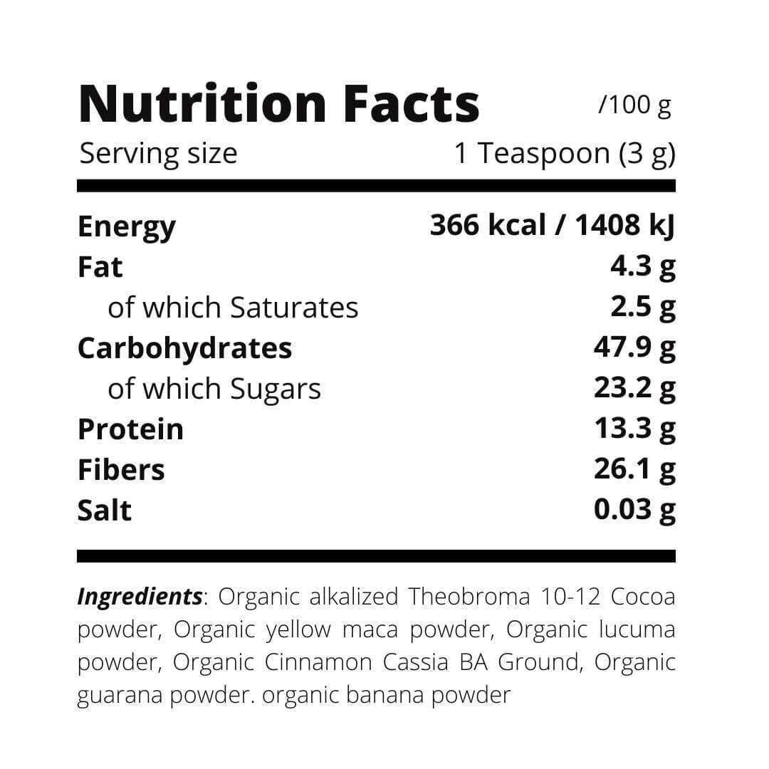 EVAH Foods - Wholesale Protein/Superfood Powder - ELIXIR | Sands of Nairobi | Energy & focus 150g4