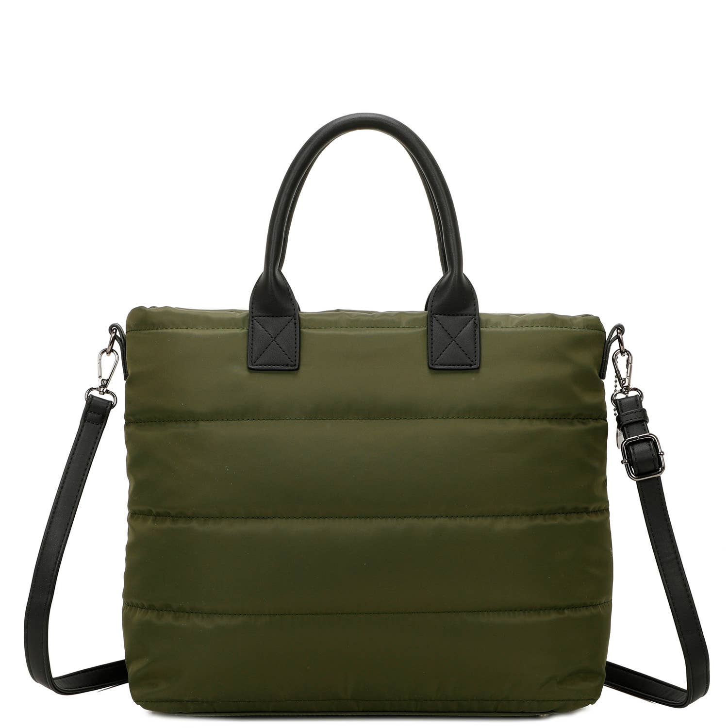 AMPERE CREATIONS – Engroshandel Tote bag - Dame – Zuma Bæredygtig vegansk læder Puffer Tote konvertibel taske2