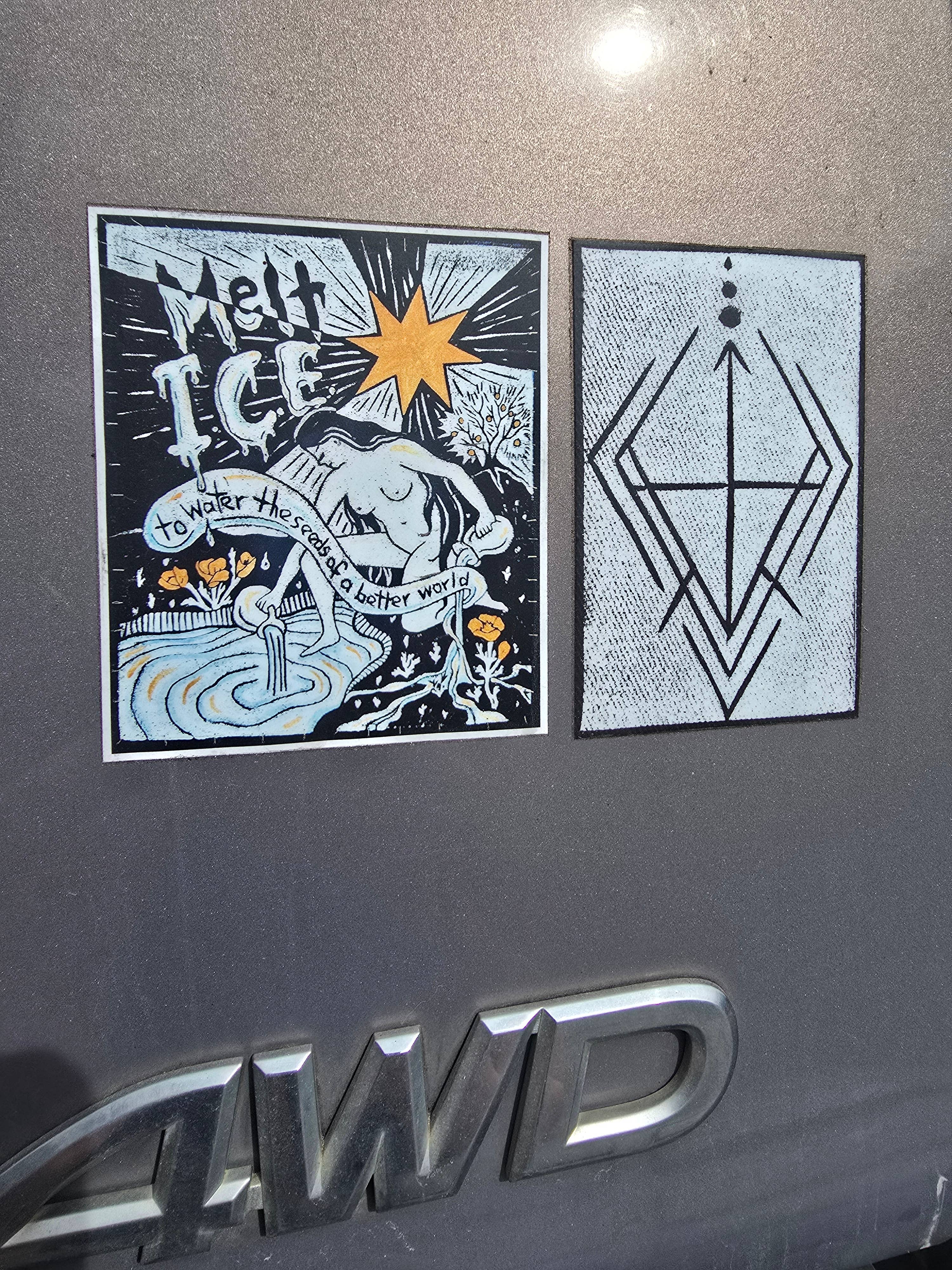 Fendywitch Designs - Wholesale Sticker - Melt ICE Vinyl Sticker for Immigrant Rights 1