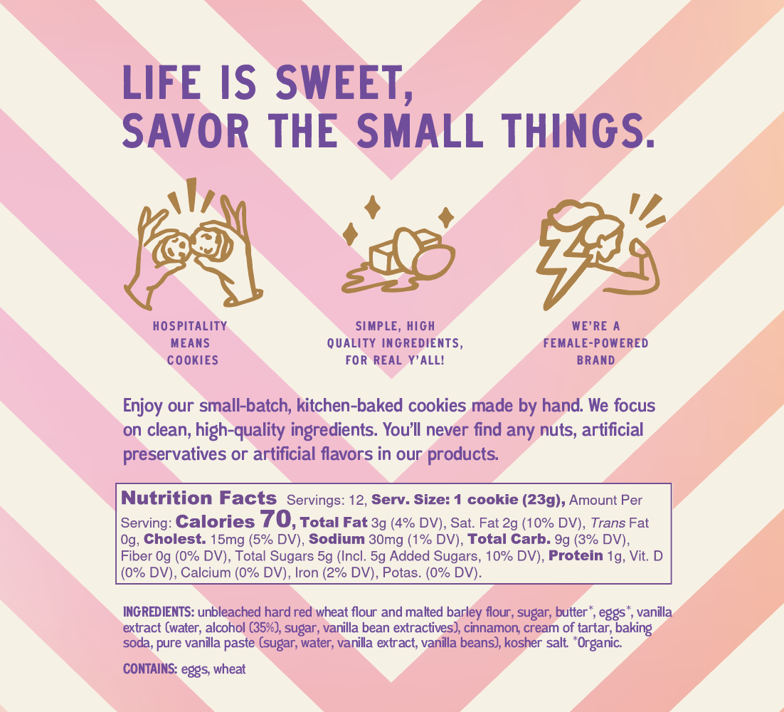 Bell’s Reines Gourmet Miniature Cookies - Vente Biscuits - Biscuits Gourmets Moelleux Snickerdoodle Artisanaux – Lot de 124