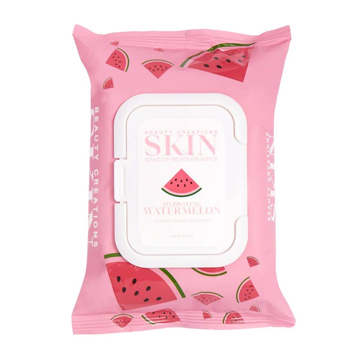 PINEAPPLE Beauty - Wholesale Makeup Remover - Beauty Creations SKW-01 Makeup Remover Wipes Watermelon - 6
