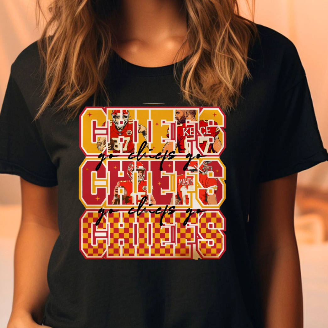 Kiki's Boutique – Engroshandel Grafisk Sweatshirt - Dame – Go Chiefs Go Kansas City T-shirt eller Sweatshirt1